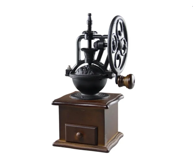 

Vintage hand-operated coffee grinder Coffee bean grinder Hand-operated small coffee grinder Home grinder