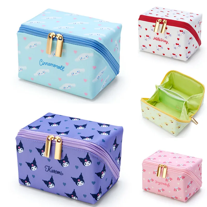 

Cinnamorol Zipper Folio Storage Pencil Case Student Creative Stationery Bag Cosmetic Bag Gift for Children