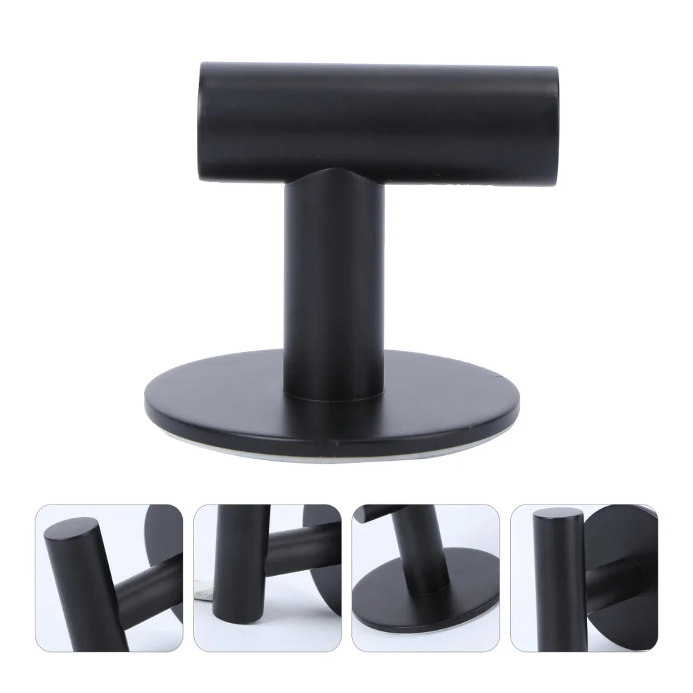 

1PCS Stainless Steel Coat Hook Towel Robe Clothes Hook for Bath Kitchen Garage Heavy Duty Wall Mounted Coat Hook (Black Free of