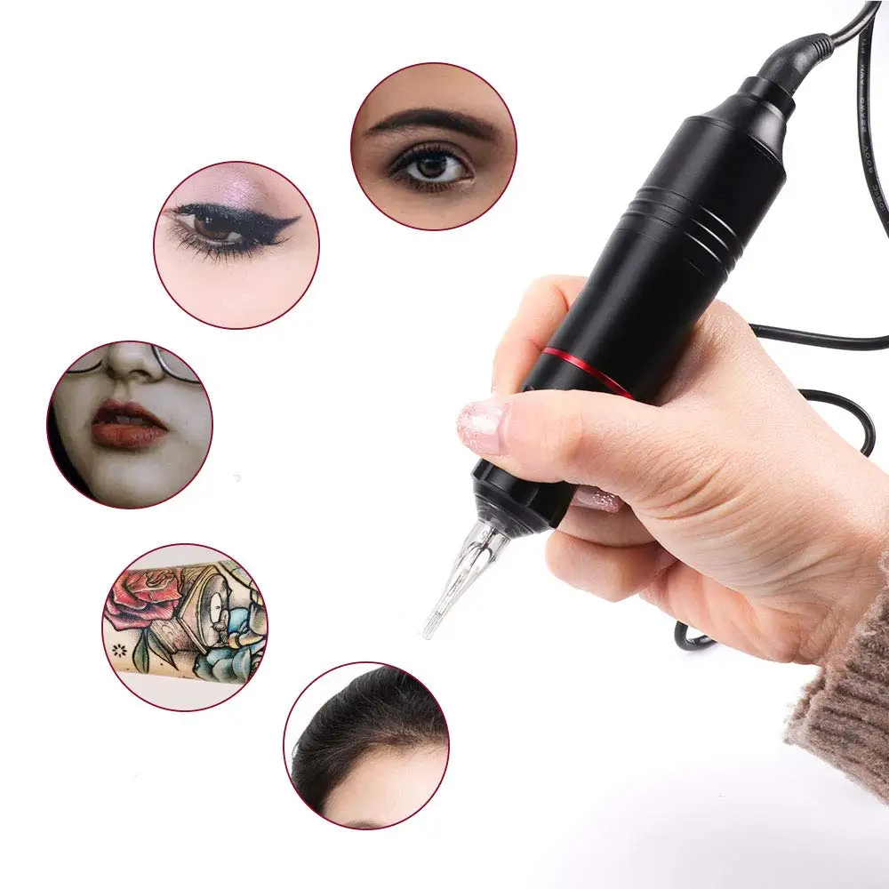 Fast Delivery DC/RAC Tattoo Pen Rotary Machine Tattoo Pen Tattoo Cartridge Needles Permanent Makeup Machine Tattoo Supplies