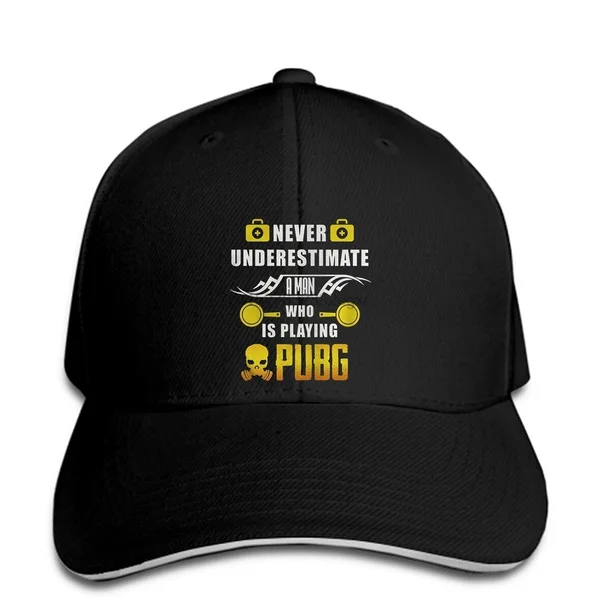 

Baseball Cap Fashion men Baseball Cap bioshick Never underestimate PUBG 2