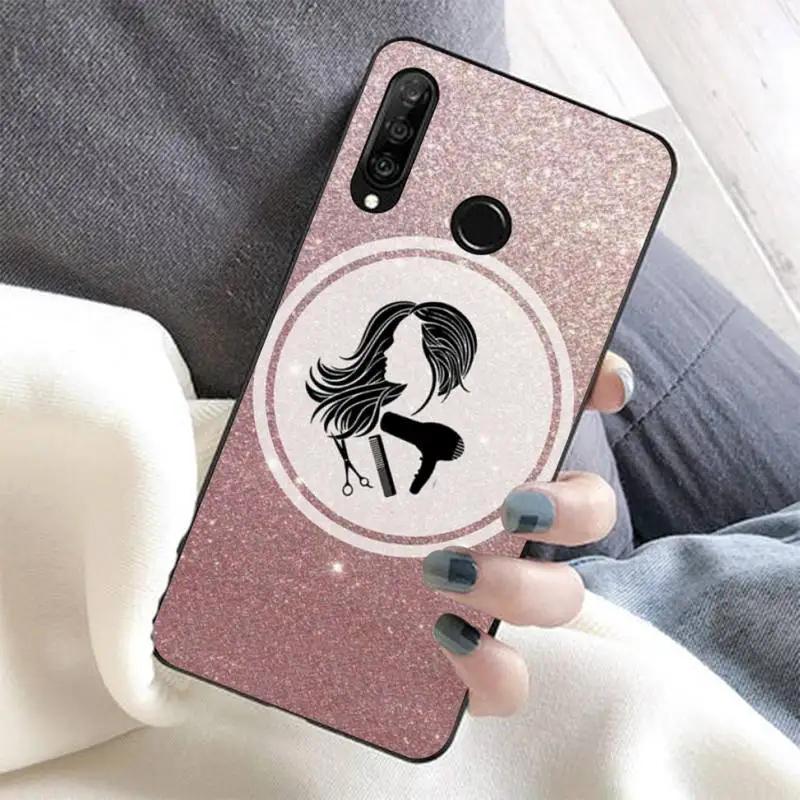 

FHNBLJ Hair Stylist Scissors Brush switch Phone Case for Huawei Honor 10 8X 9 10 lite view 20 8c 9X pro 5A play