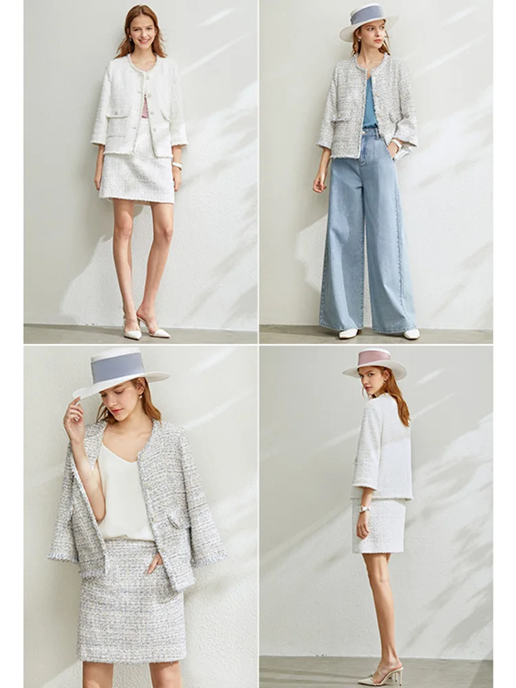 Женский офисный комплект из двух предметов Amii элегантный пиджак с высокой талией