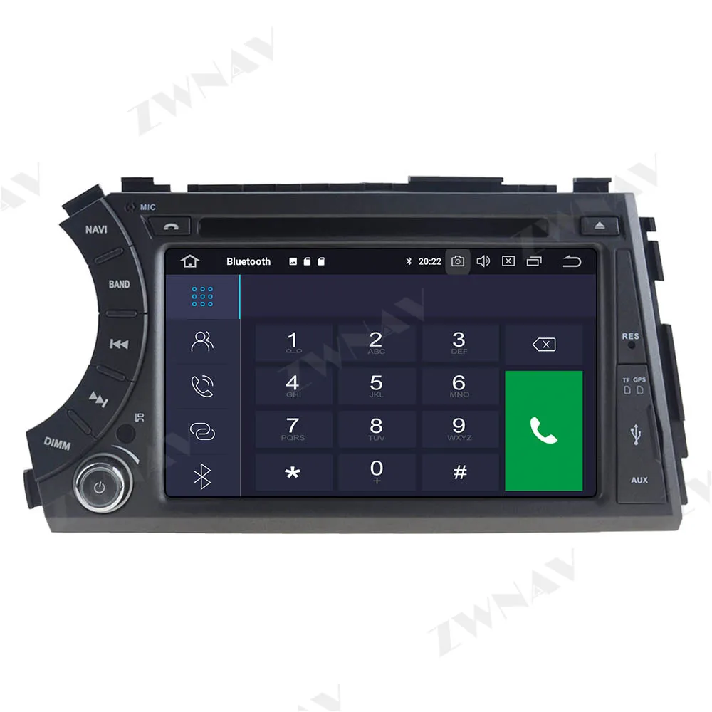 Автомобильный мультимедийный плеер Android 10 0 GPS для Ssangyong Kyron Actyon Micro 2005 + Радио аудио
