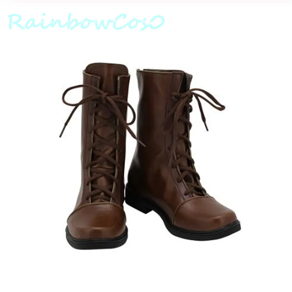 FF15 коричневые туфли для косплея финальная фантазия сапоги аниме-Хэллоуина из