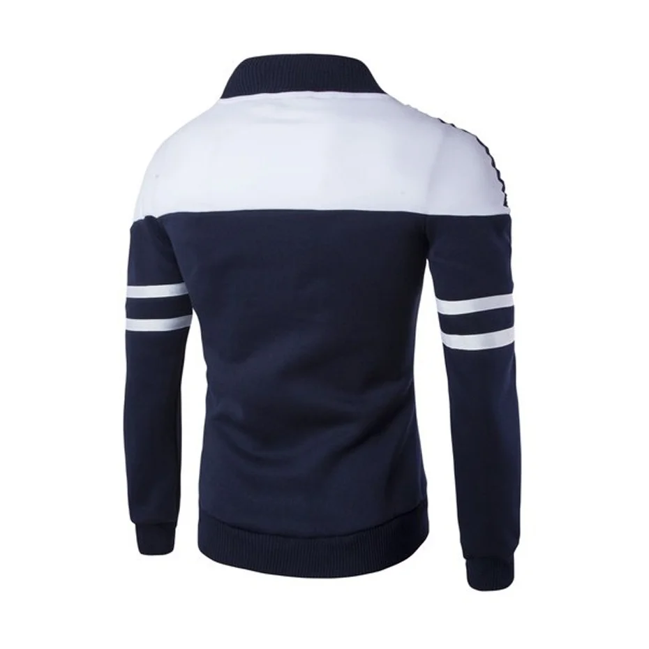 

ZOGAA Men Jacket Coat Slim Fit Casual Outwear Spring Male Fashion Color Block Men Clothinng 2018 Brand New Streetwear