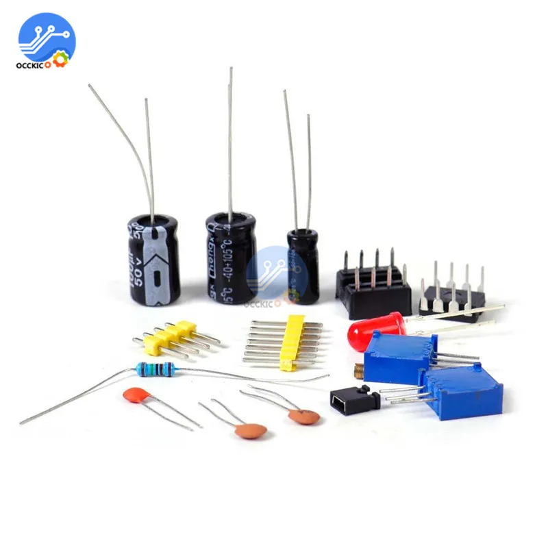 Adjustable NE555 Pulse Frequency Module Duty Cycle Square Wave Signal Generator DIY Kit | Электроника