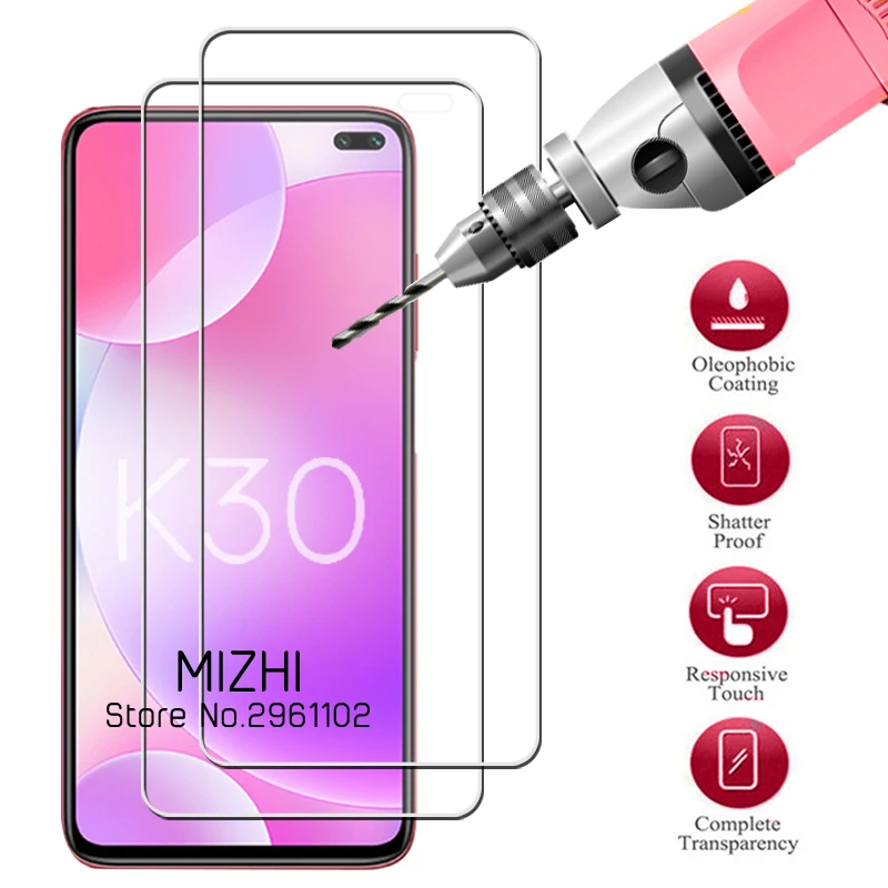 2 шт Стекло redmi k30 закаленное стекло для xiaomi защита экрана на xiomi xaomi kisomi k 30