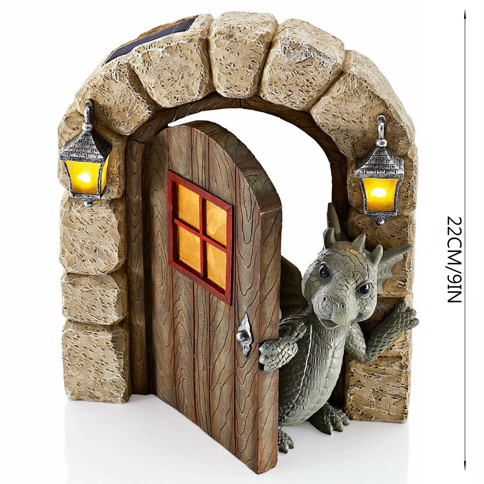

Dinosaur Resin Ornaments Climb Window Door Tree Courtyard Crafts Ornaments Garden Outdoor Yard Decor Dinosaur Sculpture Dragon