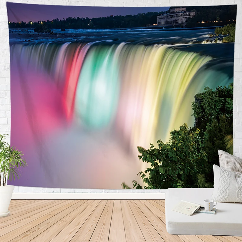 Гобелен с лесными углами богемный натуральный ковер Настенный Ковер палочка tapijt