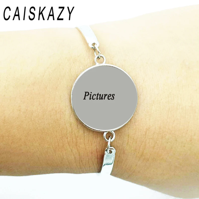 Персонализированные Idol изображение стеклянный браслет из кабошона
