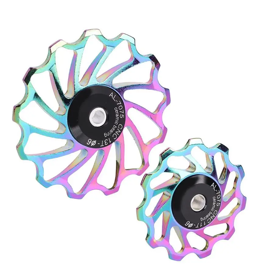 Велосипедный задний переключатель передач керамический подшипник 11/13T шкив для