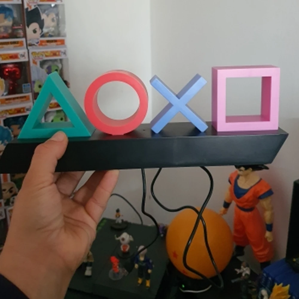 USB неоновый светильник игровой значок лампы голосового Управление затемнения