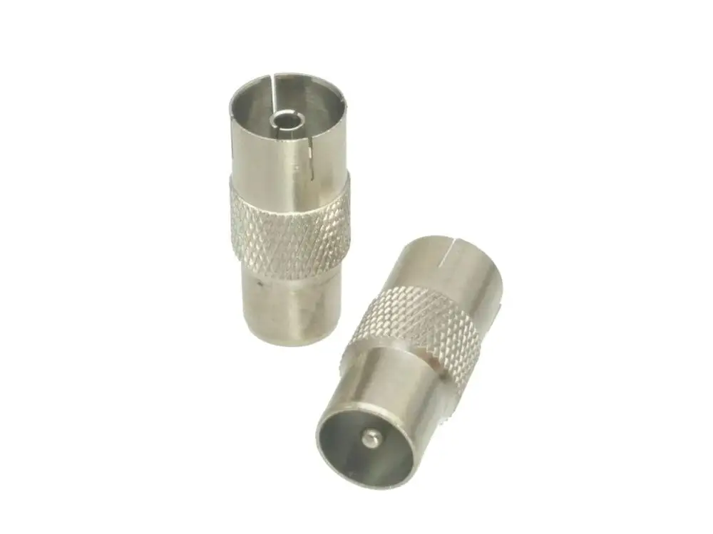 10 шт. адаптер IEC PAL DVB T ТВ штекер к гнезду RF разъем прямой M/F|plug connector|plug adapter connectorplug f