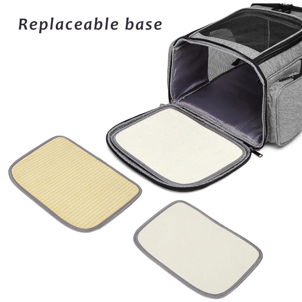 Складные льняные сумка рюкзак для маленькой собаки кошки домашние животные на