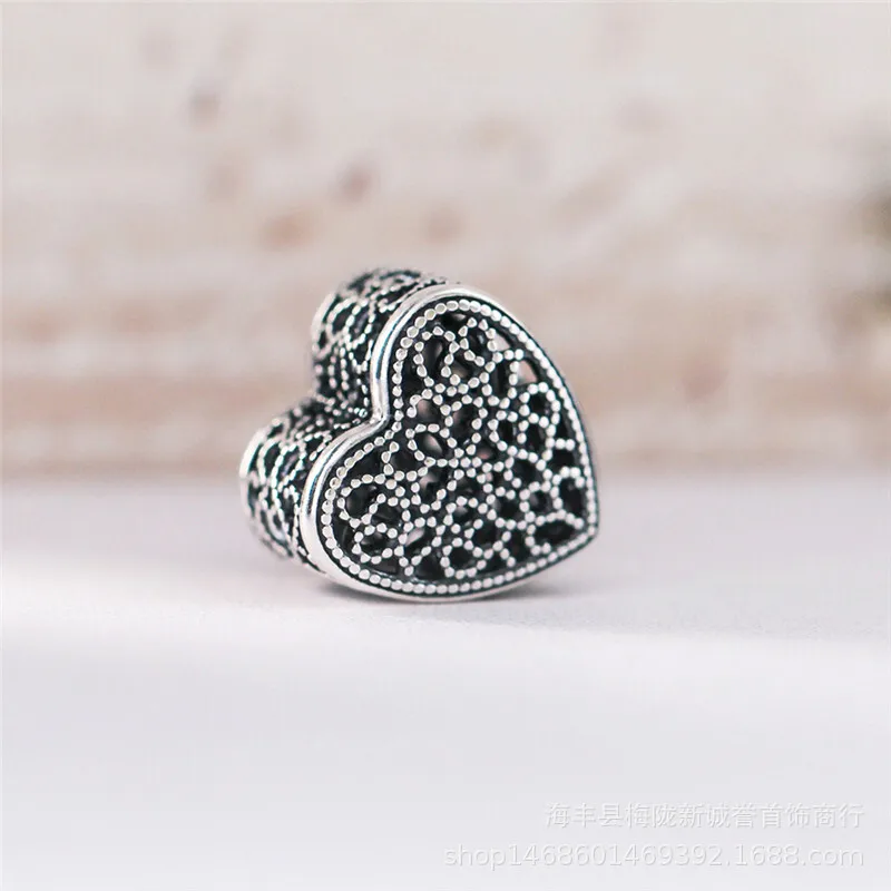 925 пробы серебро милые домашние папа сестра мама жена любящее сердце DIY ювелирные