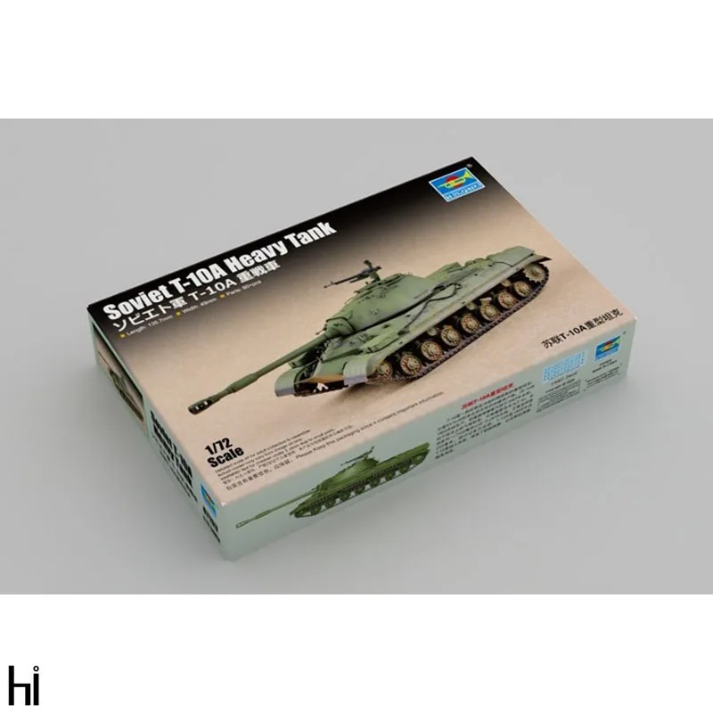 

Трубач 07153 масштаб 1:72 советский тяжелый танк T-10A детский военный хобби ручной работы пластиковая Сборная модель набор