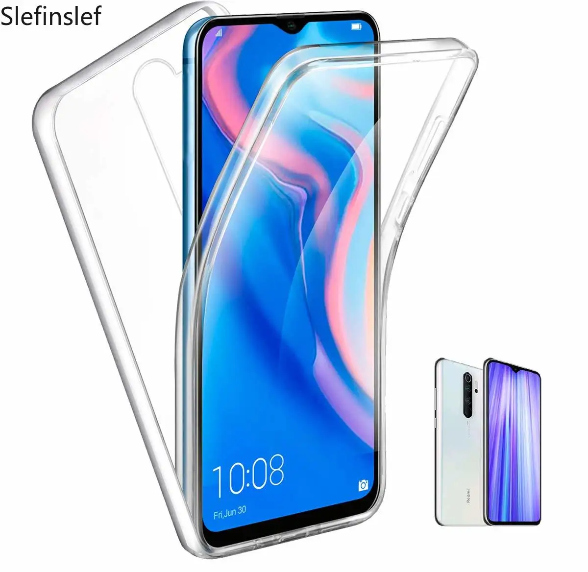 Чехол с полным покрытием DD biscus для Xiaomi серии Redmi/ Mi силикон прозрачный |