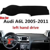 taijs factory dust resistant sport polyester fibre car dashboard cover for audi a6l 2005 06 07 08 09 10 11 left hand drive