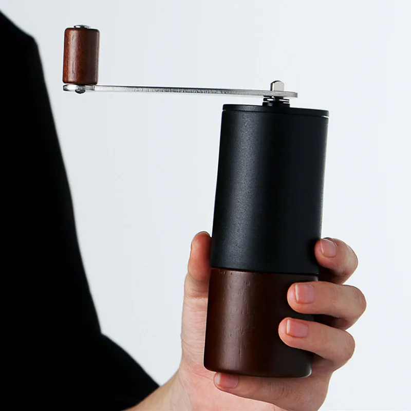 Comprare Macinacaffè Portatile In Legno Per Macinacaffè Manovella Mini Manovella Smerigliatrice Nucleo In Acciaio Macchina Per Caffè Manuale Per Uso Domestico