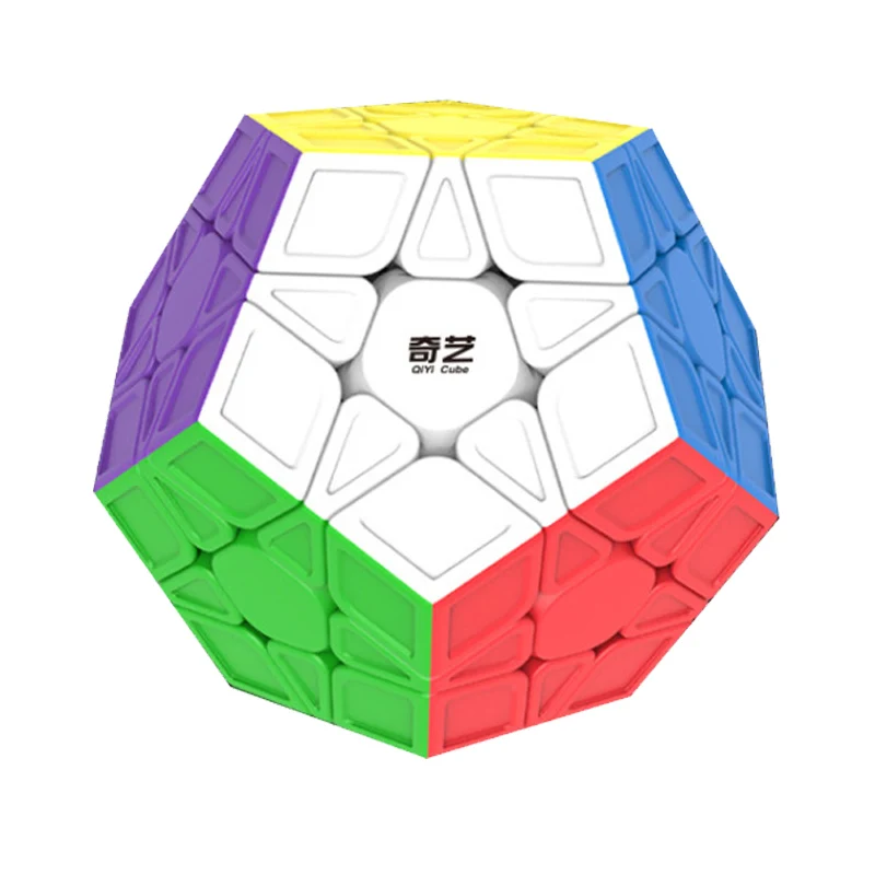 Qiyi 2x2 3x3 комплект Megaminx Qiheng черные наклейки скоростной куб развивающие игрушки
