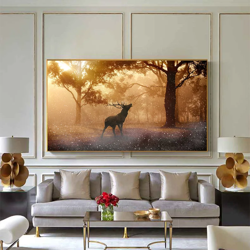 RELIABLI художественные плакаты и принты верблюжья установка солнце пустыни