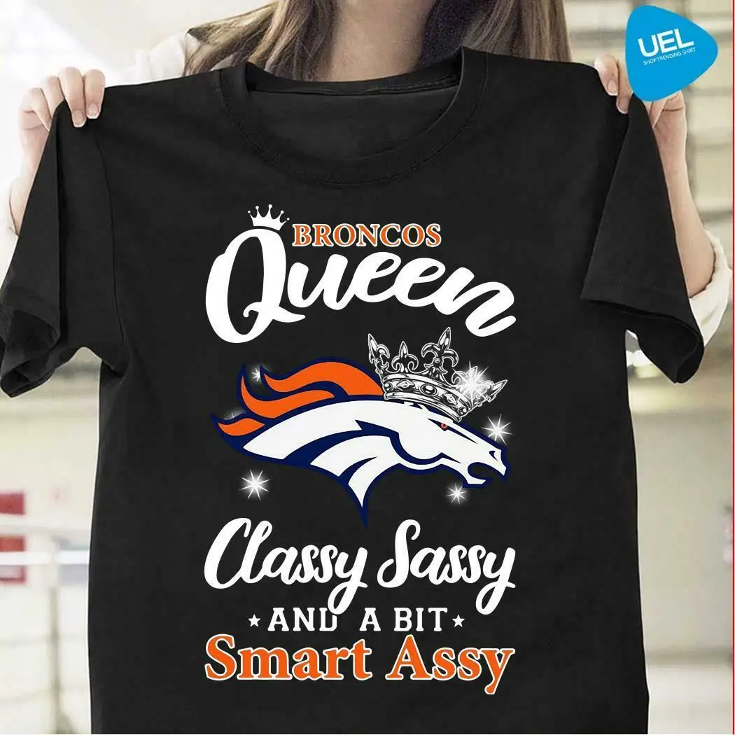 Broncos queen стильный дерзкий бит Смарт в сборе футболка Денвер Бронкос| |