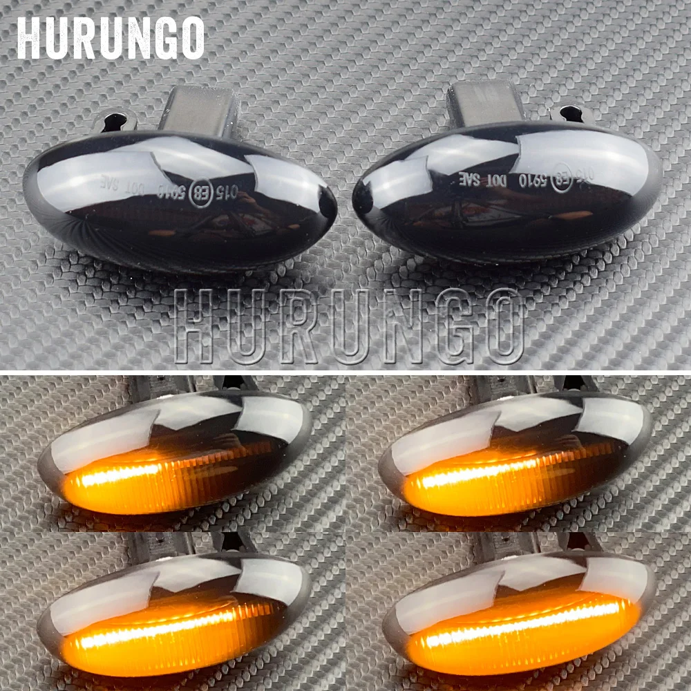 

For Peugeot 107 206 307 407 607 For Citroen C1 C2 C3 C5 C6 Dynamic Turn Signal Light LED Side Marker Sequential Lamp Blinker