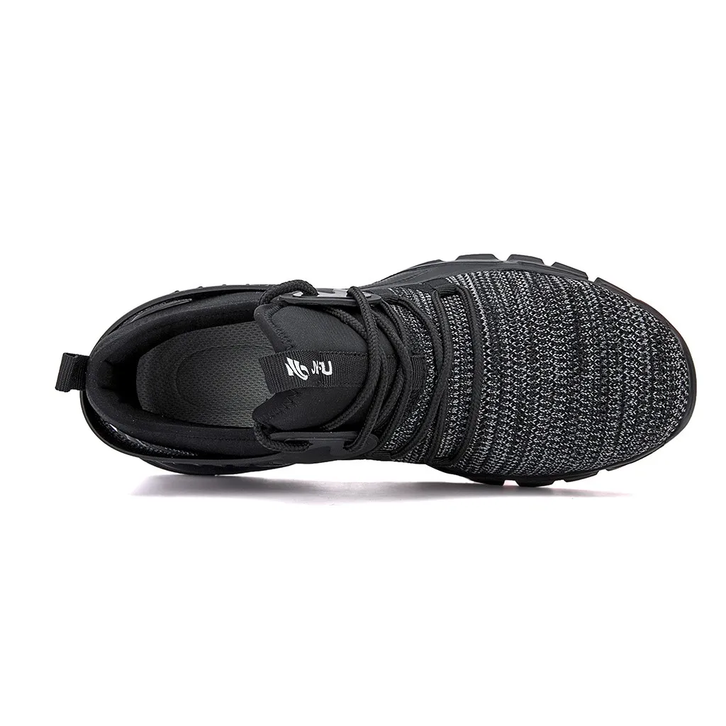 Мужские рабочие туфли с металлическим носком легкая дышащая повседневная