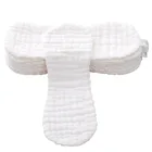 Пеленки хлопковые многоразовые, моющиеся вставки, 5 шт.