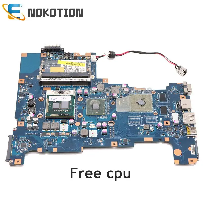 Материнская плата NOKOTION для ноутбука Toshiba Satellite L670 L675 K000103810 K000103830 K000103780 HM55 DDR3 512 Мб