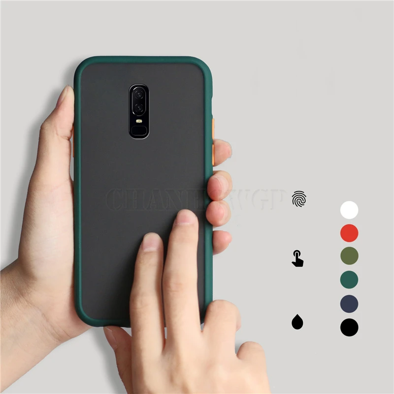 Противоударный силиконовый чехол для Oneplus 7 7T Pro цветная рамка oneplus 6 6T One plus 1 +