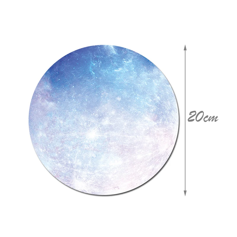 

20CM Computer Mouse Padding Rubber thickening Cartoon Round Mouse Pad for MacBook huawei Lenovo xiaomi