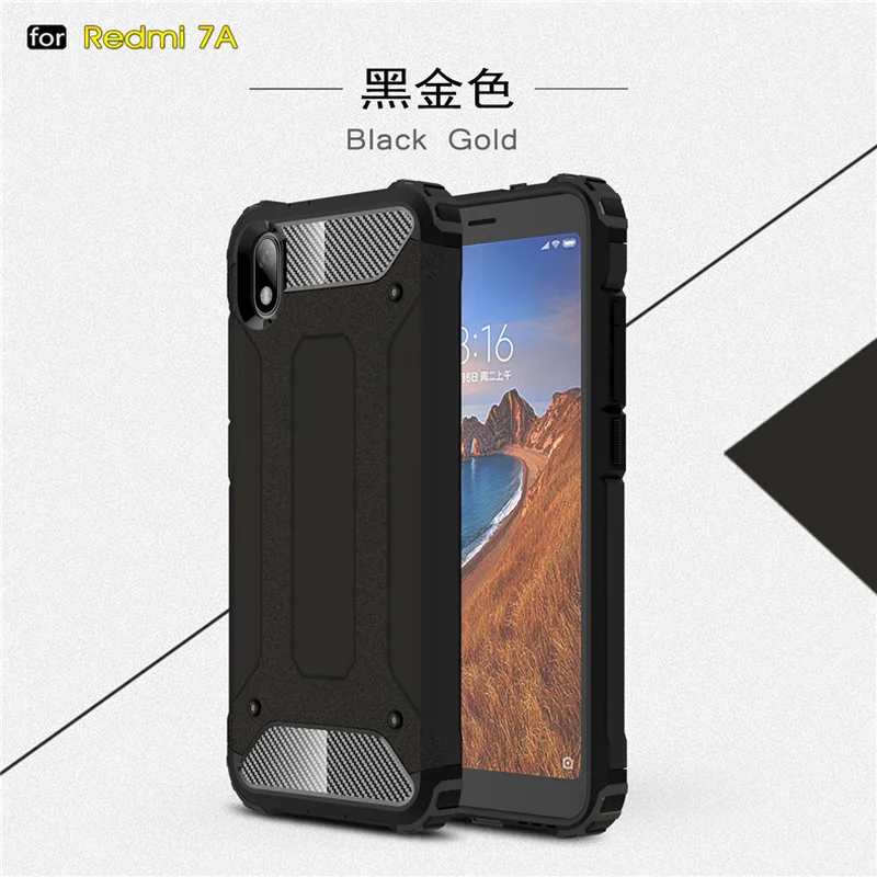 For Xiaomi CC9 A3 Lite Redmi 7A Case Shockproof Armor Rubber Hard PC Phone Bumper Back Cover CC9E for note 7 |