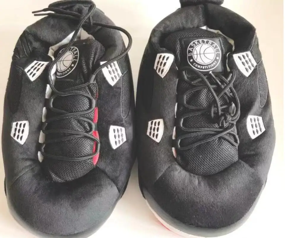 Men Slippers Winter Slipper Lover's Sneakers Winter Warm Shoes Bread Fat Slippers Cute Slides Couple's Slides Slip On Indoor