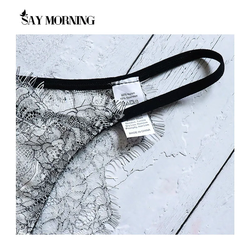 Женский кружевной комплект нижнего белья SAY MORNING 3 шт. | Женская одежда