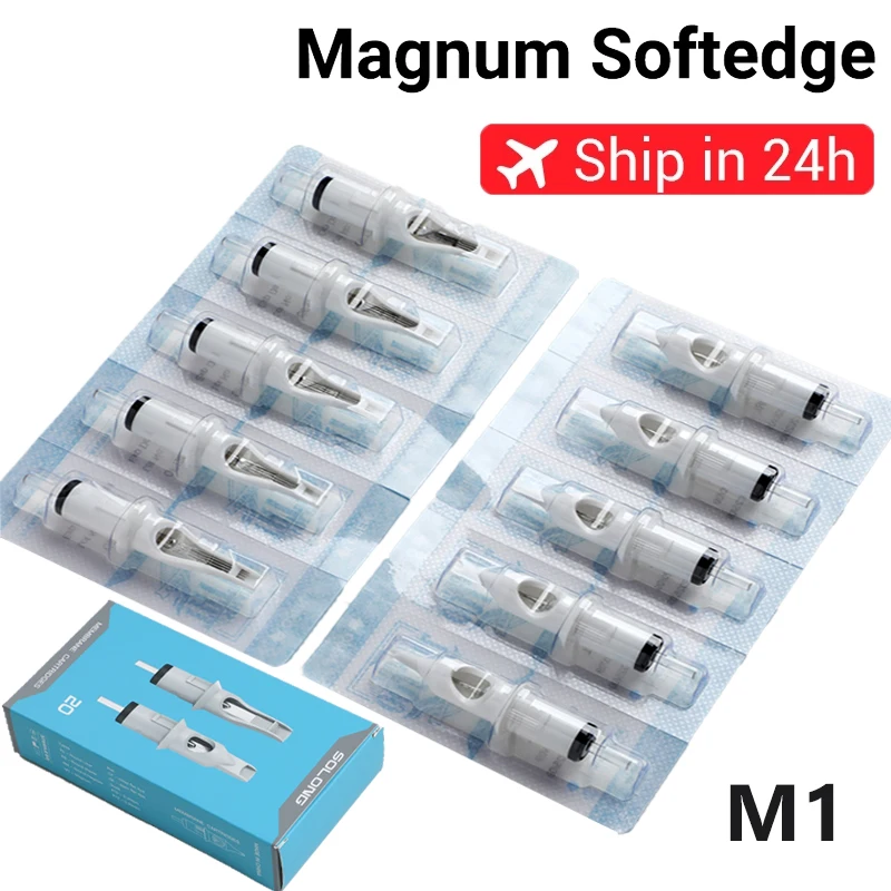 

20pcs/box Tattoo Needle Cartridge Permanent Makeup Needle Weaved Magnum Shader #12 (0.35mm needle) 1205M1 1207M1 1209M1 1211M1