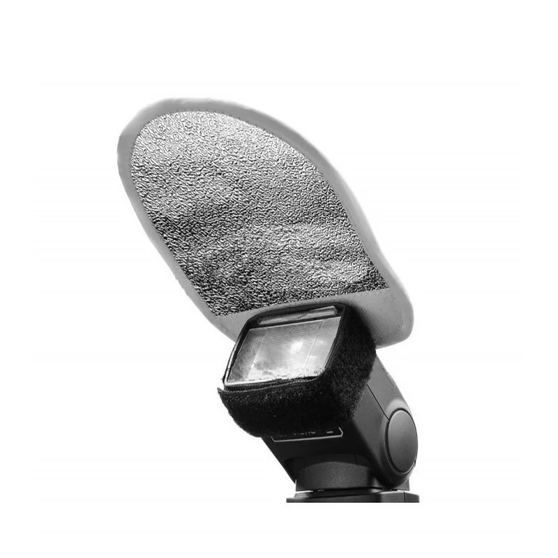 Godox MRF 01 мини белый диффузор Серебряный Отражатель для Canon Nikon Yongnuo Speedlite башмак