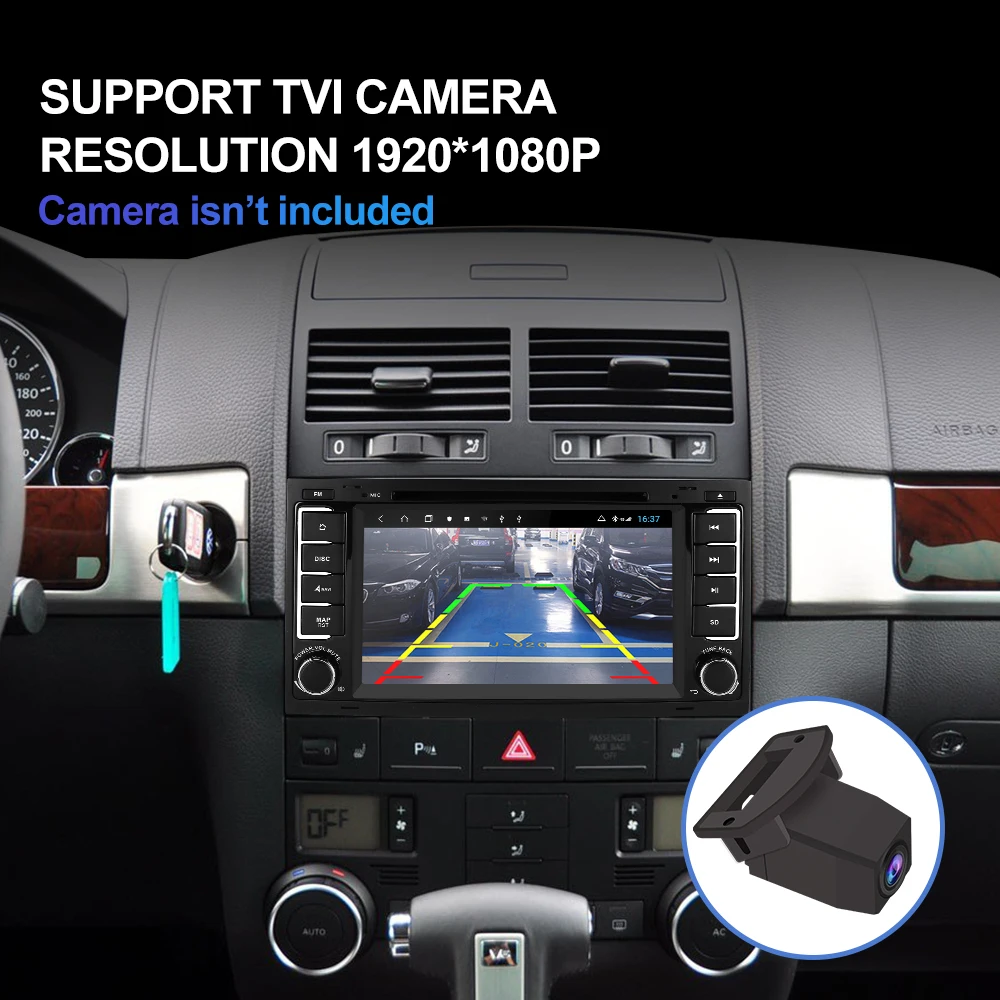Isudar H53 4G Android Авто Радио 2 Din для Volkswagen/Touareg Автомобильный мультимедийный dvd-плеер Восьмиядерный ram 4 Гб rom 64G DSP DVR камера