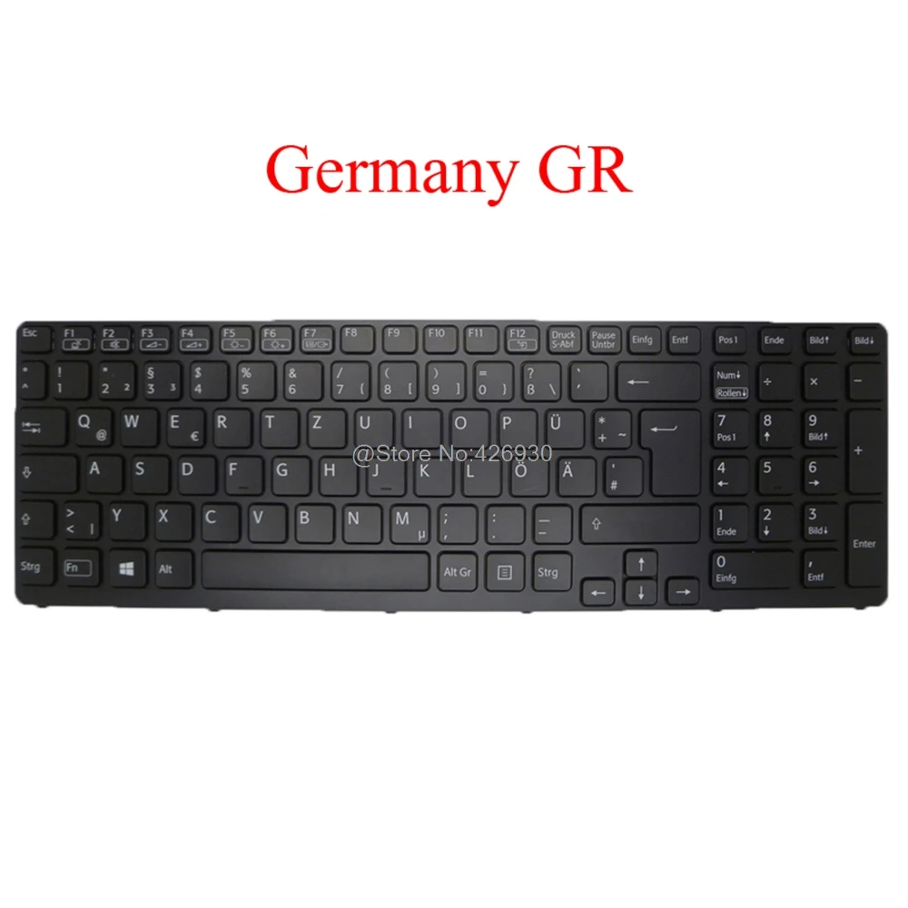 Ноутбук SP FR GR UK Клавиатура для SONY SVE151 SVE17 149162611ES 149162411FR 149162211DE 149162111GB испанская