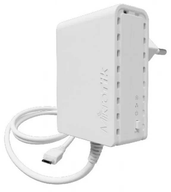 PowerLine адаптер с USB портом MikroTik PWR Line|Сетевые адаптеры c передачей данных по