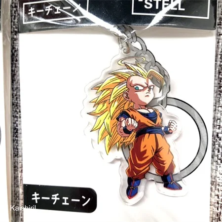 Dragon Ball Z аниме брелок мультфильм Супер Saiyan Goku брелок экшн игрушка Фигурки Коллекция Модель игрушки брелок кольцо брелок