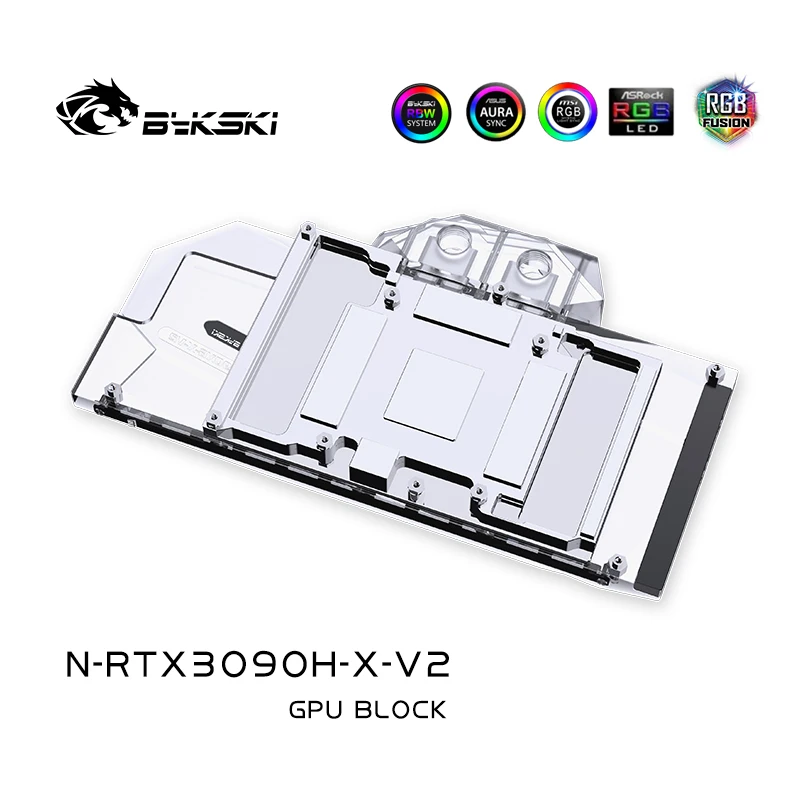 Блок для воды Bykski GALAXY Palit KFA2 Maxsun Leadtek Gainward RTX3080 3090 радиатор видеокарты водяной