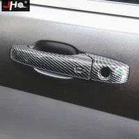 jho abs carbon grain car door handle overlay cover trim for jeep grand cherokee 2014 2021 2017 2016 2015 limited wk2 2018 2020