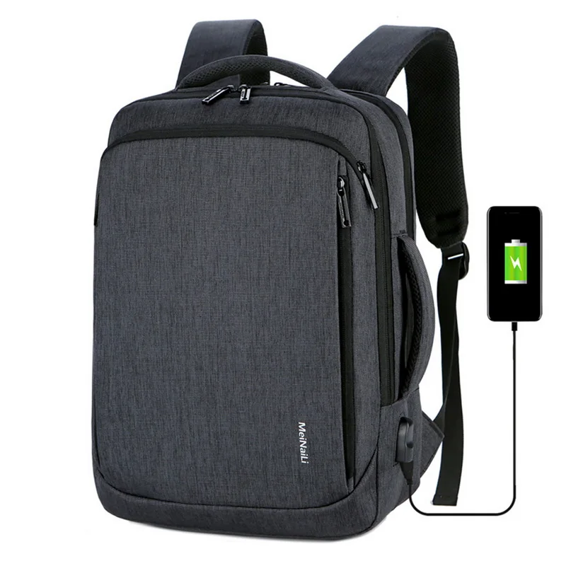 Litthing рюкзак для ноутбука мужские рюкзаки бизнес ноутбук Mochila Водонепроницаемый usb зарядка сумки многофункциональные дорожные сумки - Цвет: 1