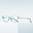 Модные женские очки кошачий глаз, синий светильник, оправа для очков с защитой от излучения, женские оптические очки