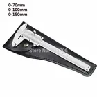 Карманный штангенциркуль 0-70 мм, 70 мм, 100 мм, 150 мм, миниатюрный штангенциркуль суппорт для драгоценных камней, микрометр инструмент для измерения толщины