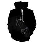 Off white лошадь 3D, толстовки с капюшонами с принтом в стиле Харадзюку для мужчинЖенская Толстовка Модные спортивный костюм животного уличная Толстовка черная курточка