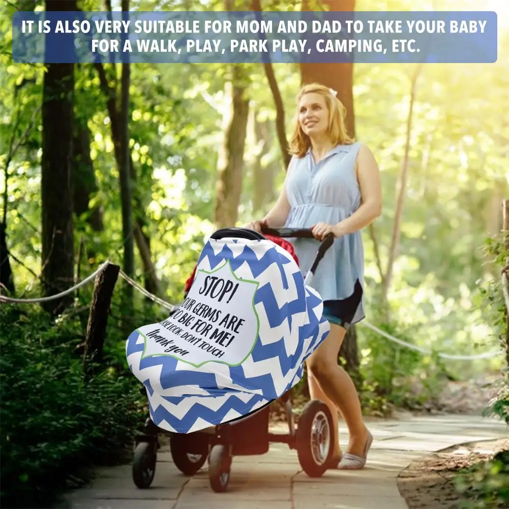 

Nursing Cover Scarf Stripe Breastfeeding Cover Multi-Use Baby Stroller Cover Infant Car Seat Cover For Mum