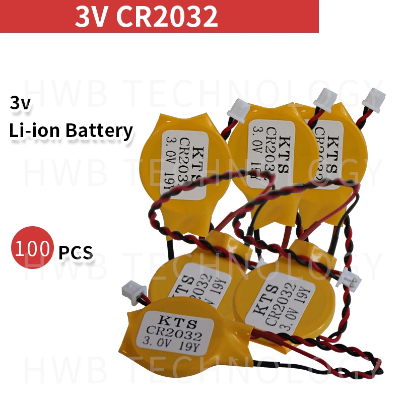100 шт./лот CR2032 литиевая батарея для Panasonic 3 в 210 мАч неперезаряжаемая кнопочная